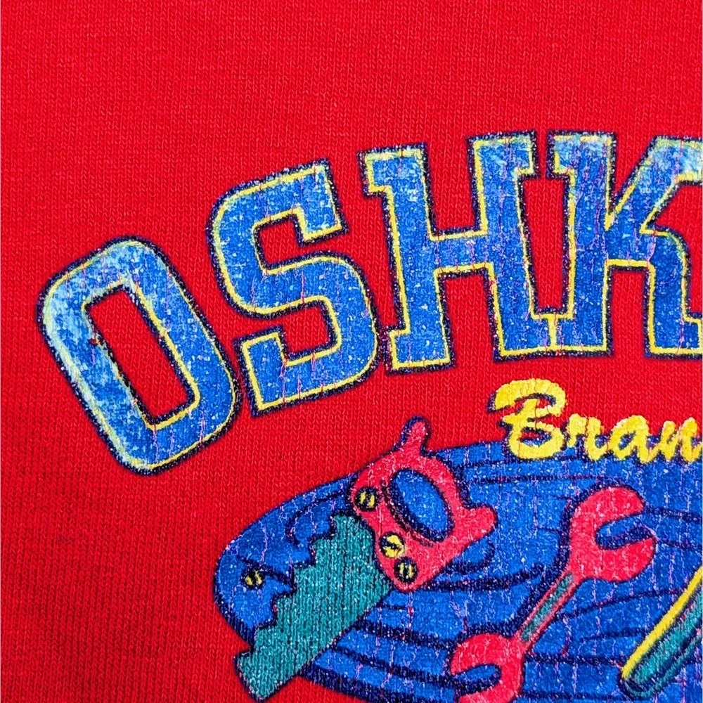 Vintage Osh Baby BGosh Tools Tough As Nails Kidswear 90s Crewneck Sweatshirt 24M